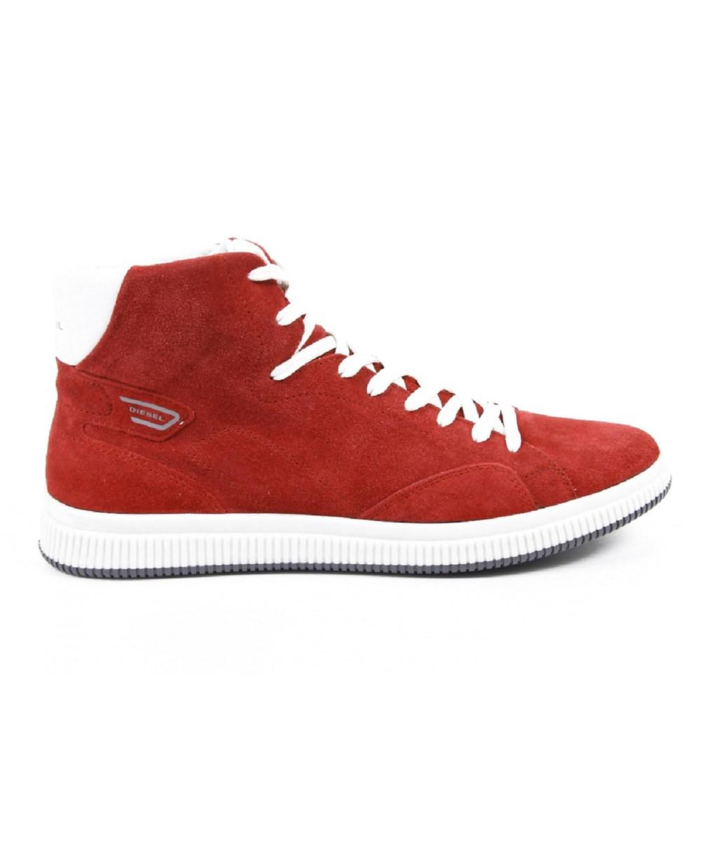 diesel red sneakers