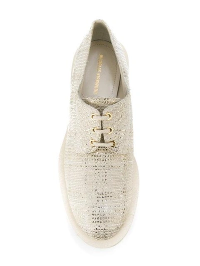 Shop Nicholas Kirkwood Casati Pearl Derby Shoes In White