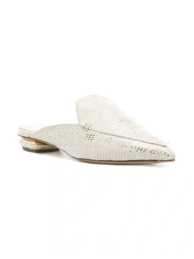 Shop Nicholas Kirkwood 18mm Beya Flat Mules