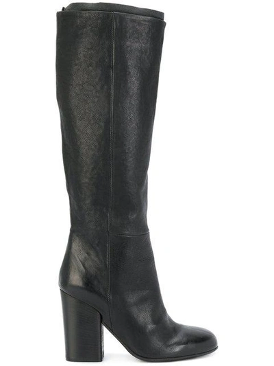 Shop Pantanetti Knee Length Boots In Black