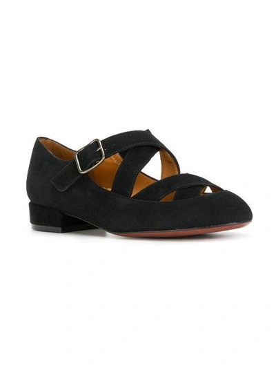 Shop Chie Mihara Ramal Loafers In Black