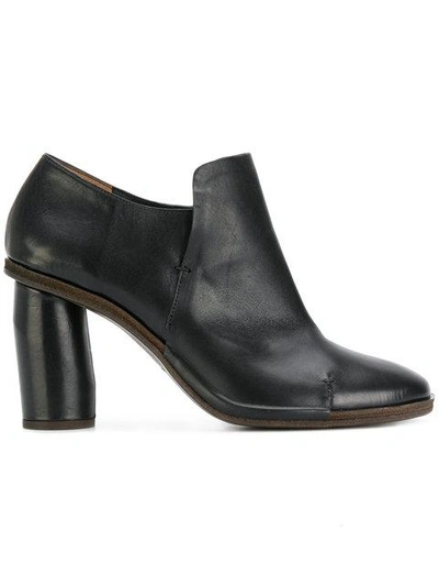 Shop Roberto Del Carlo Circular Heel Boots In Black