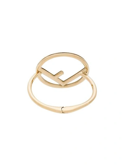 Shop Fendi Logo Bracelet