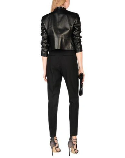 Shop Fendi Biker Jacket In Black