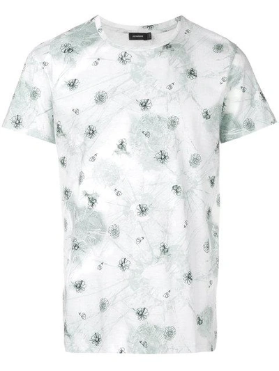 Shop Jil Sander Graphic Print T-shirt - Grey