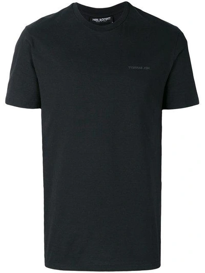 Shop Neil Barrett Lightning Bolt T-shirt In Black