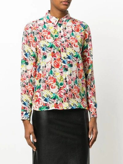 Ganni Floral Print Shirt | ModeSens