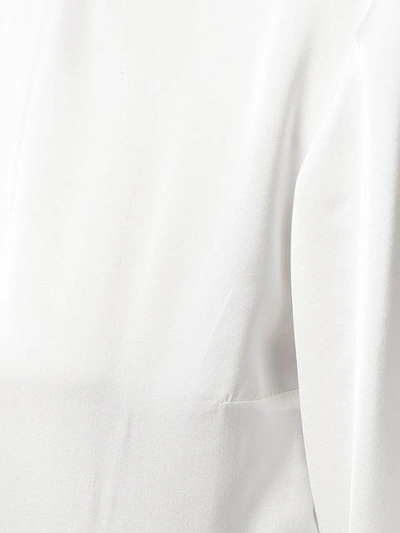 Shop Stella Mccartney Tie Hem Blouse In White