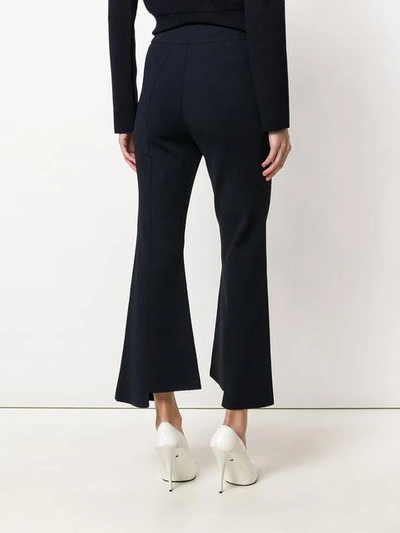 Shop Stella Mccartney Flared Cropped Trousers