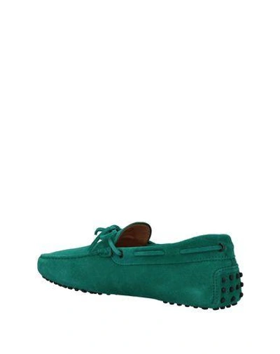 Shop Tod's Loafers In Emerald Green