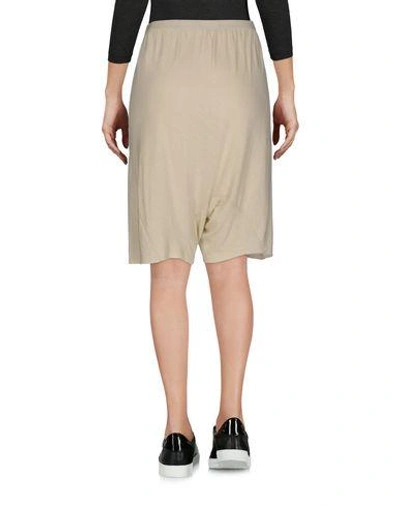 Shop Rick Owens Shorts & Bermuda In Ivory