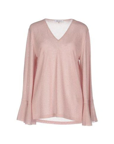 Shop Dondup Woman Sweater Pink Size S Viscose, Nylon, Polyester