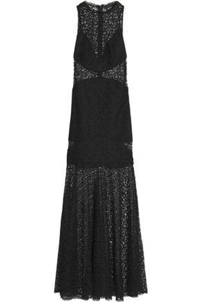 Shop Nicholas Woman Guipure Lace Gown Black