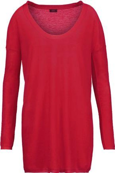 Shop Joseph Woman Cashmere Sweater Red