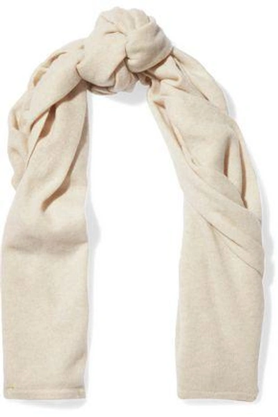 Shop Duffy Woman Cashmere Scarf Ecru