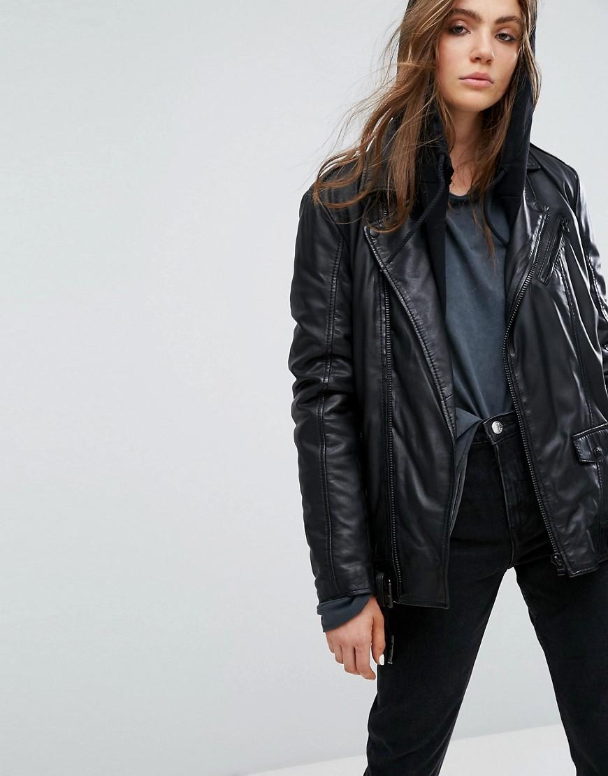 goosecraft leather jacket womens