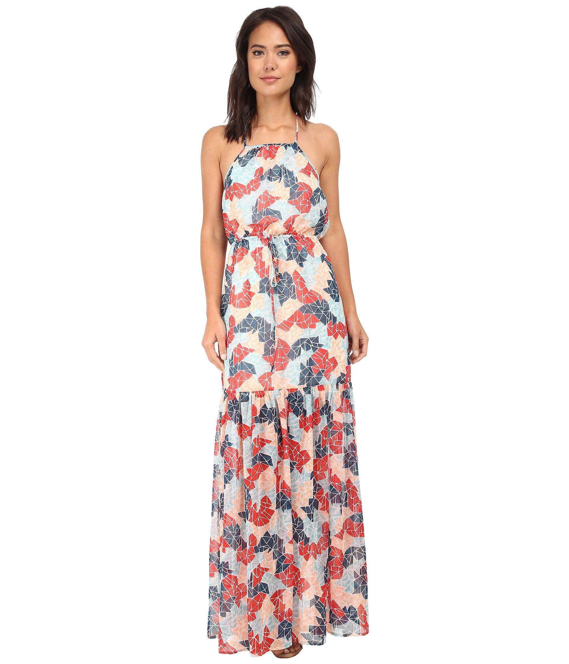 blouson maxi dress