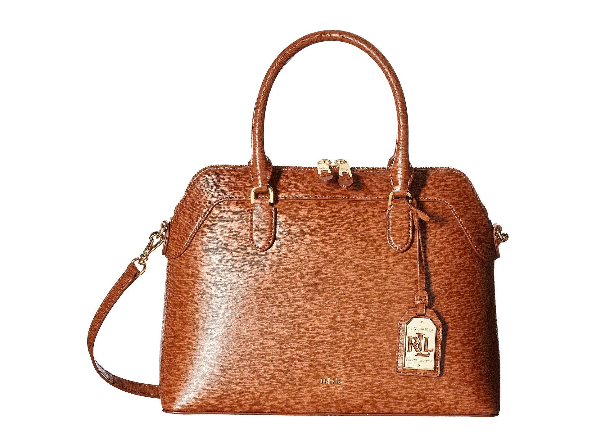 ralph lauren tan handbag