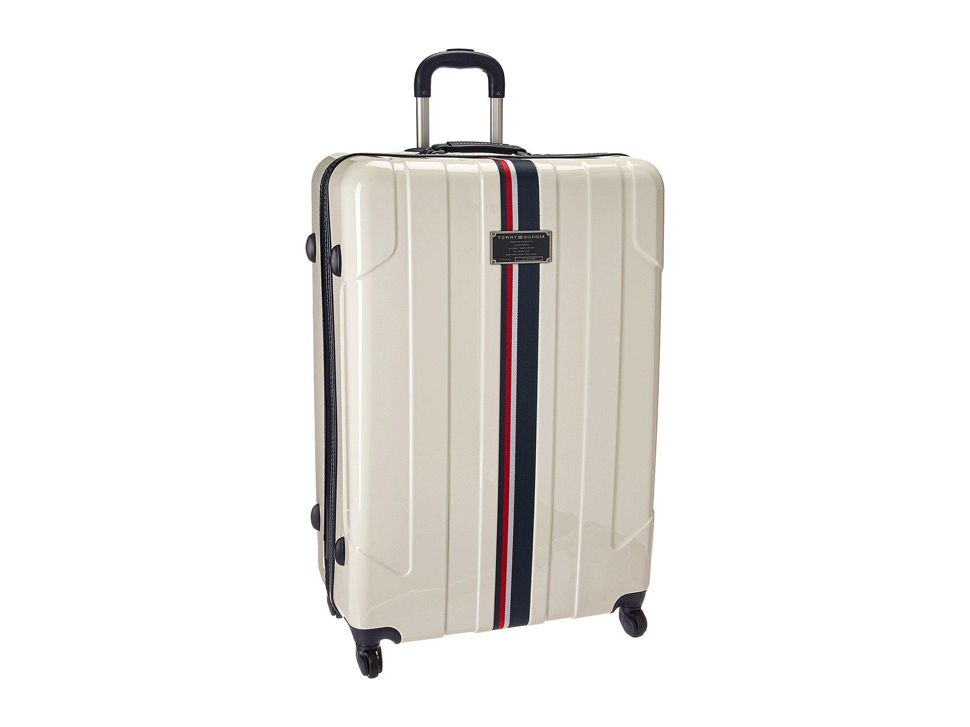 tommy hilfiger suitcase white