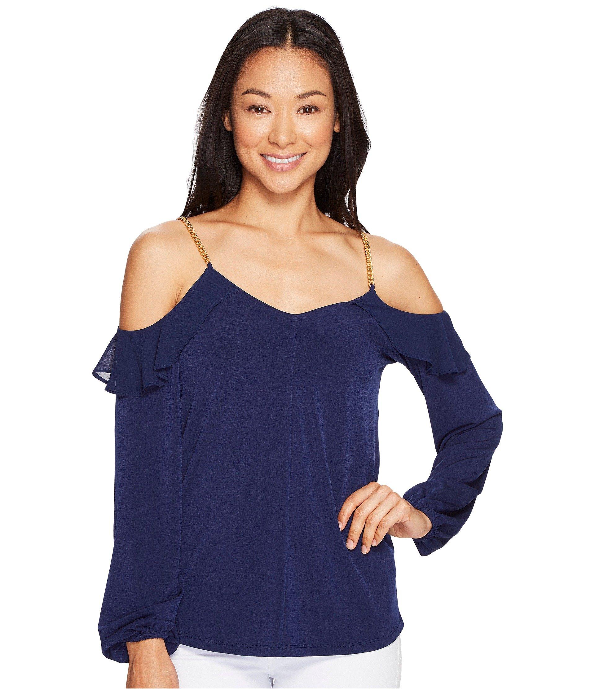 michael kors true navy top