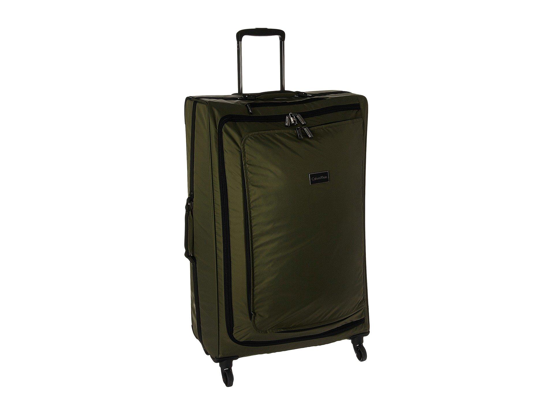 army green suitcase