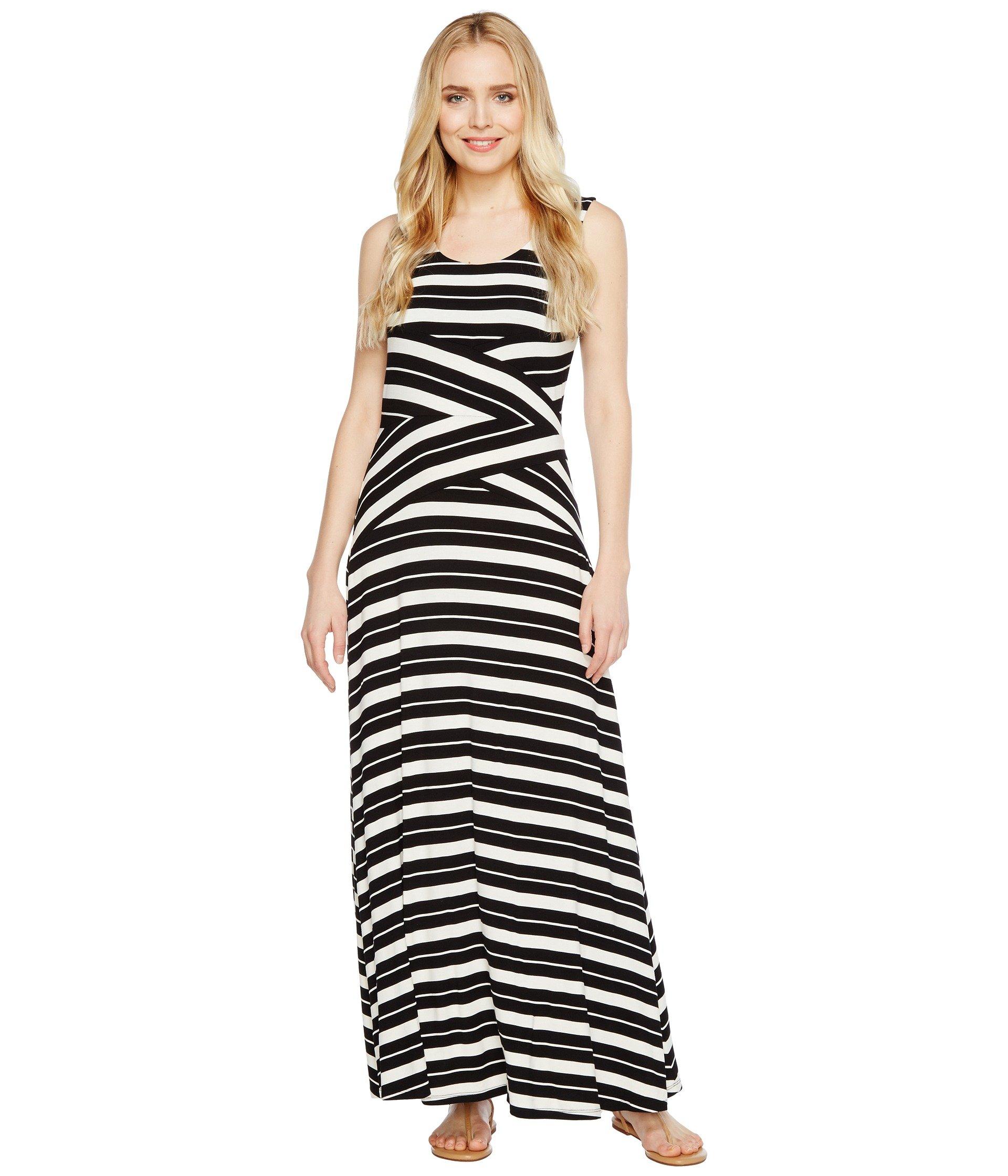 calvin klein black maxi dress