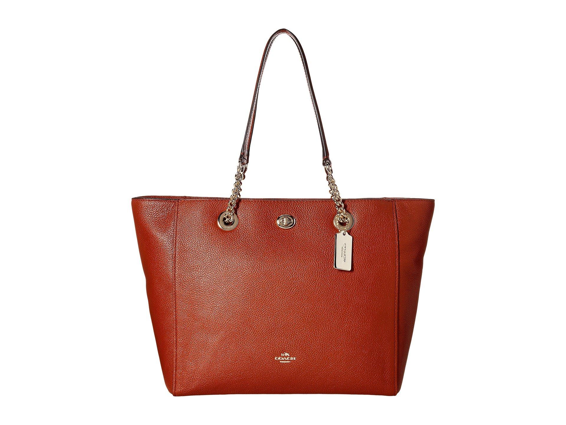 turnlock chain tote 27