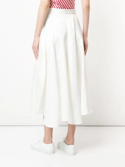 Shop Maggie Marilyn Sculptural Tulip Skirt In White
