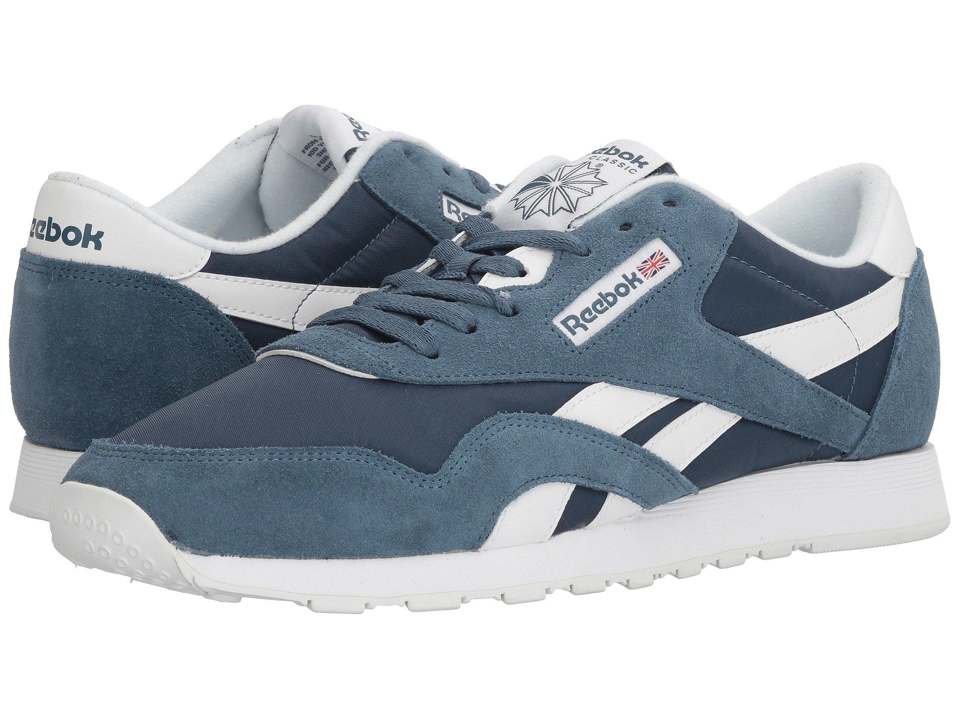 reebok classic nylon blue