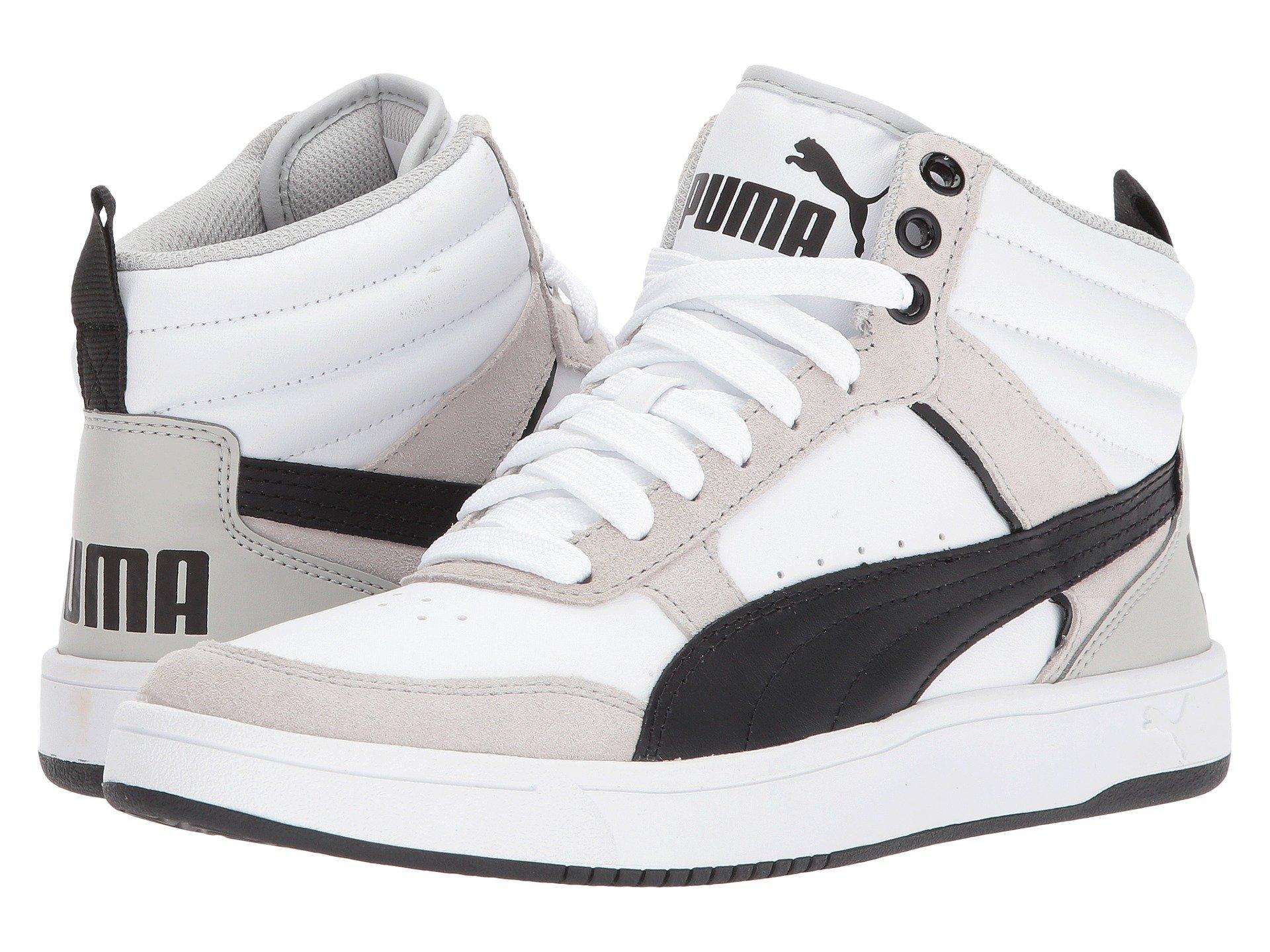 Puma Rebound Street V2 In White/ Black 