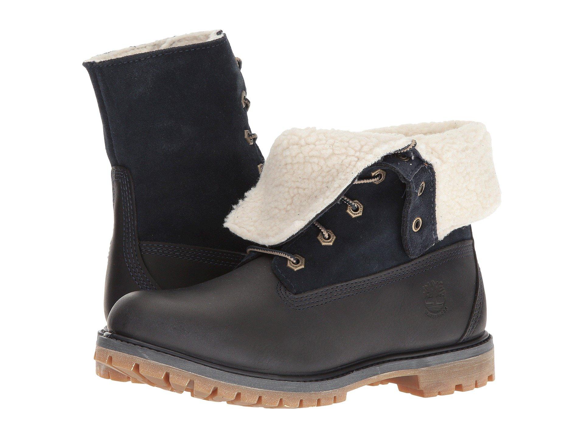 timberland teddy fleece boots black