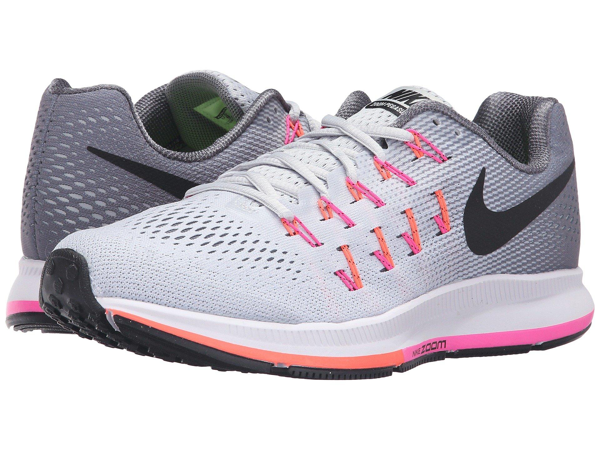 nike zoom pegasus grey and pink