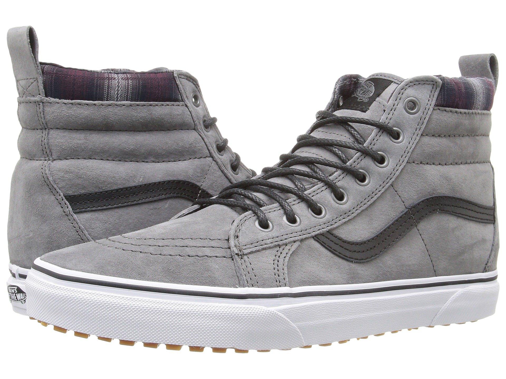 vans sk8 hi plaid