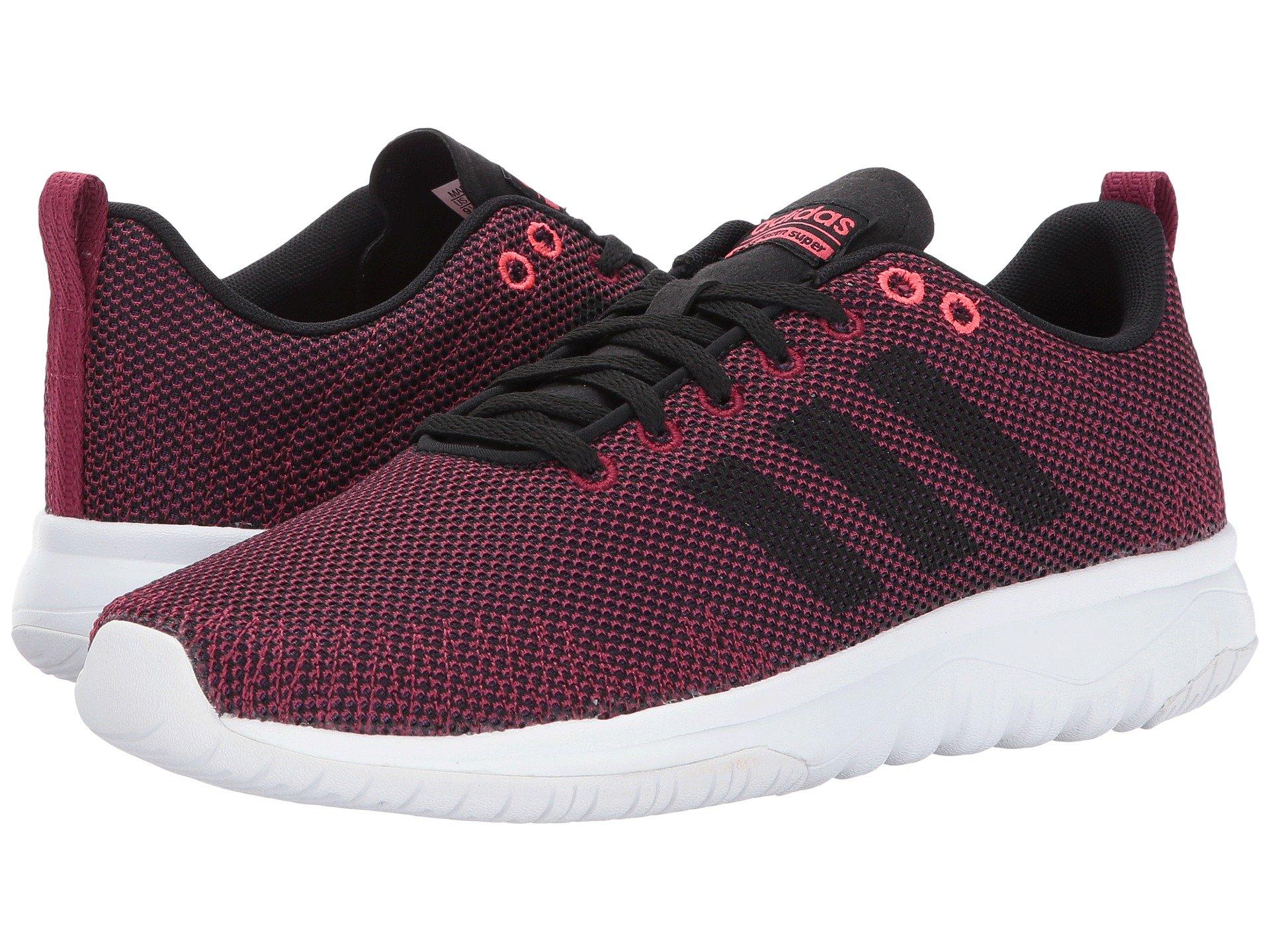 Adidas Originals Cloudfoam Super Flex In Mystery Ruby/core Black/shock Red | ModeSens
