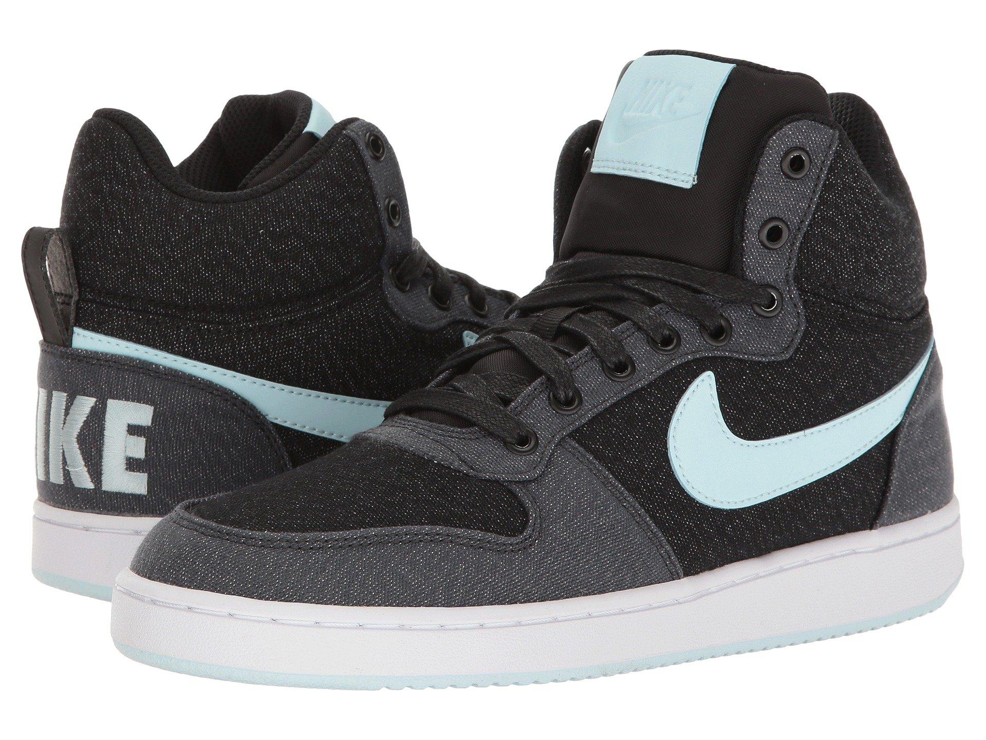 Nike Recreation Mid-top Premium In Black/glacier Blue/anthracite | ModeSens