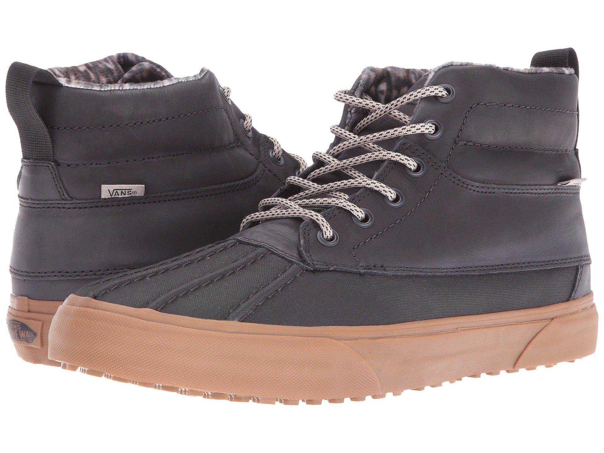 vans del pato mte black