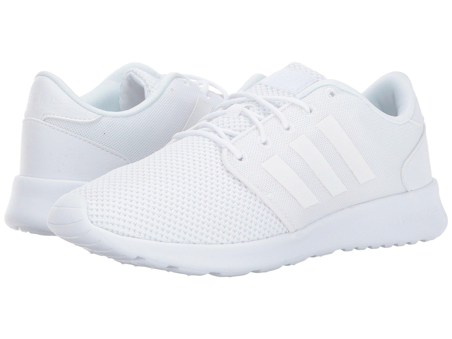 adidas cloudfoam qt racer hvid