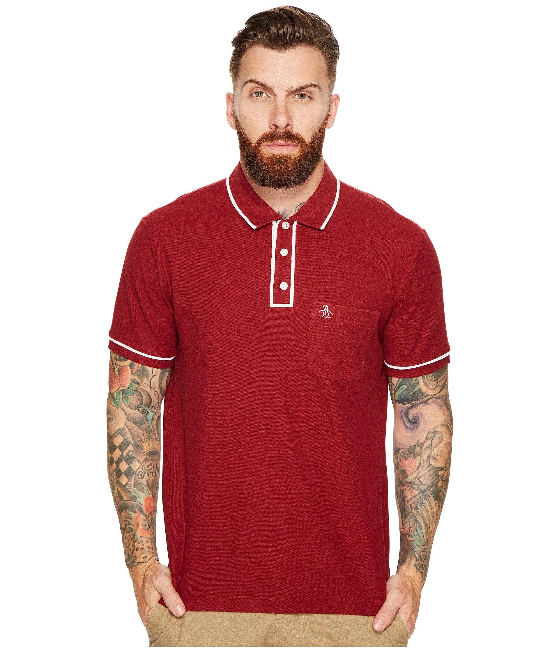 original penguin heritage slim fit polo