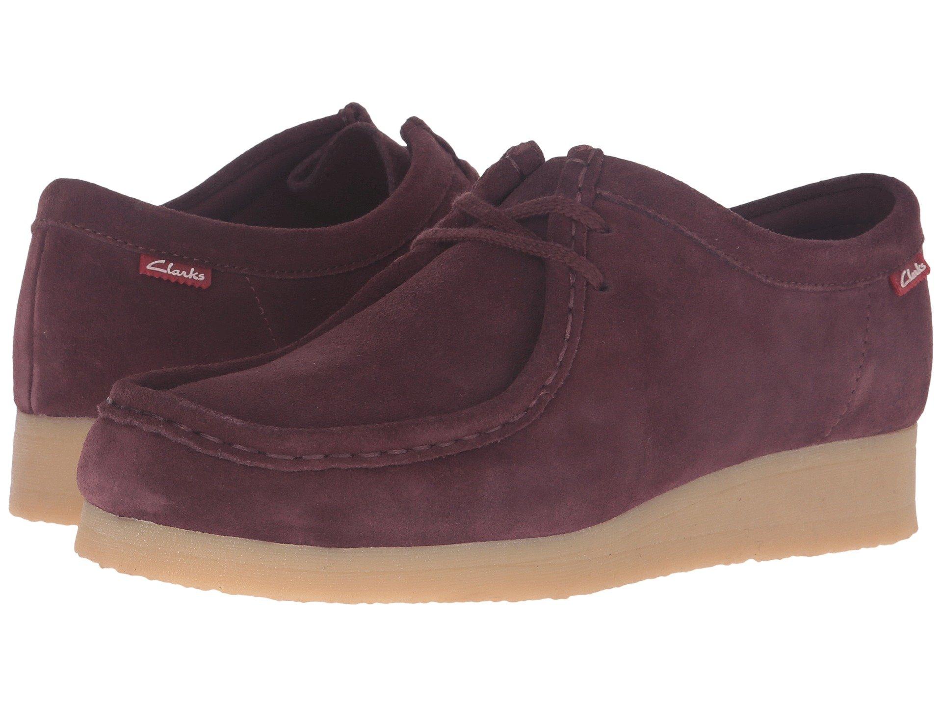 clarks padmora burgundy