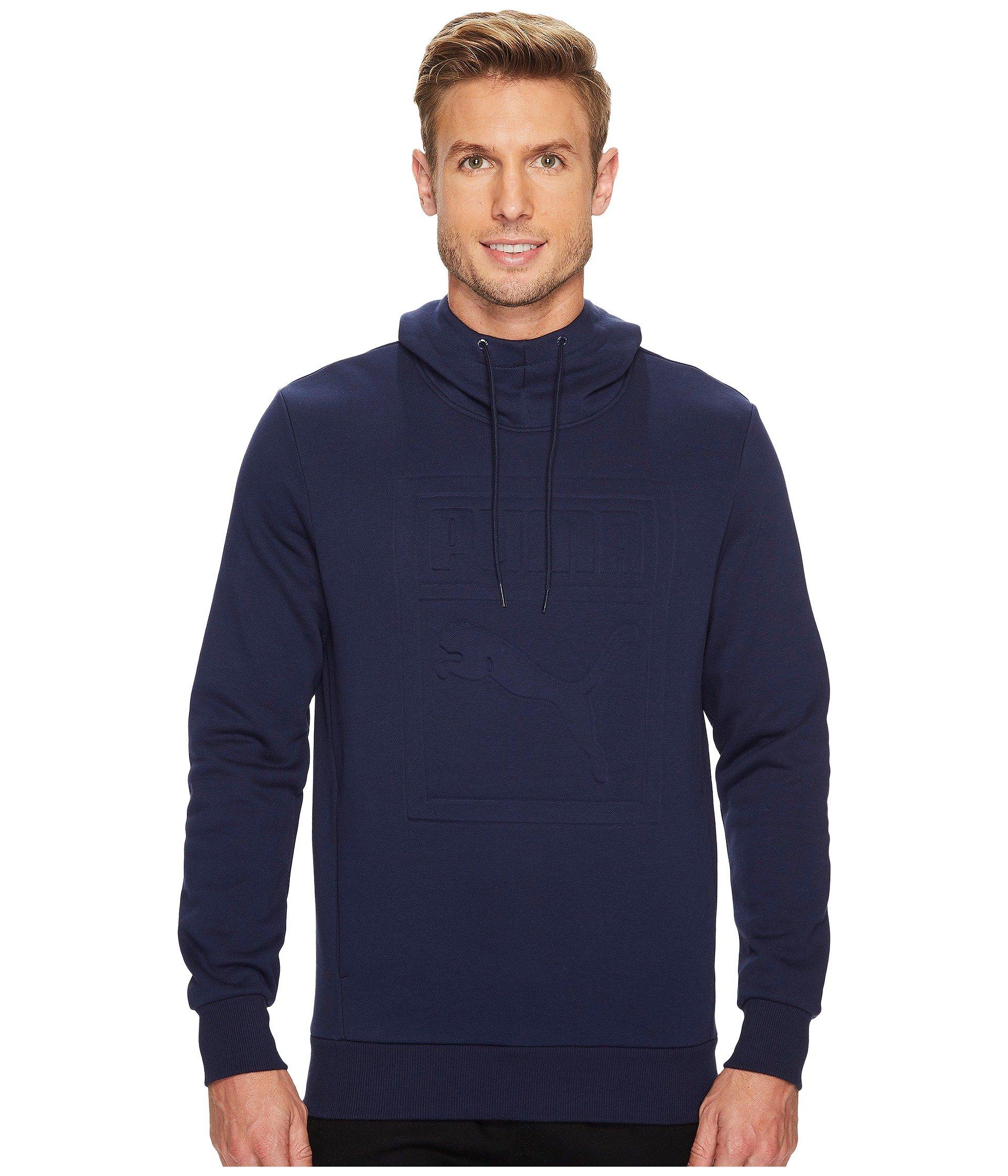 puma archive embossed logo hoodie