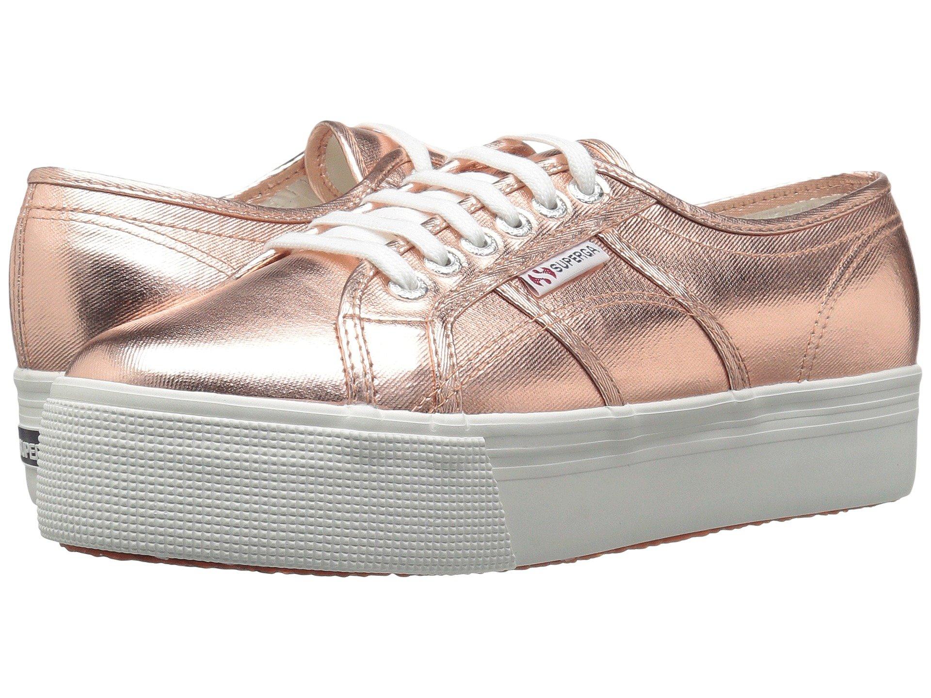 superga rose gold sneakers