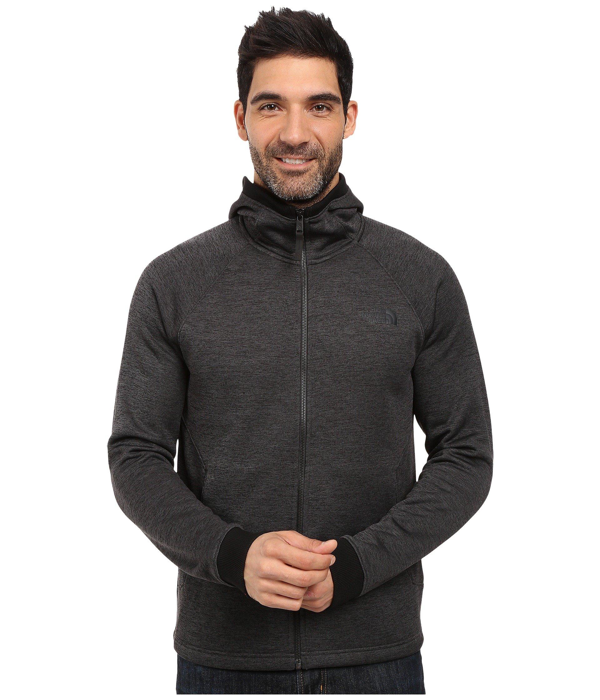 north face dark grey hoodie