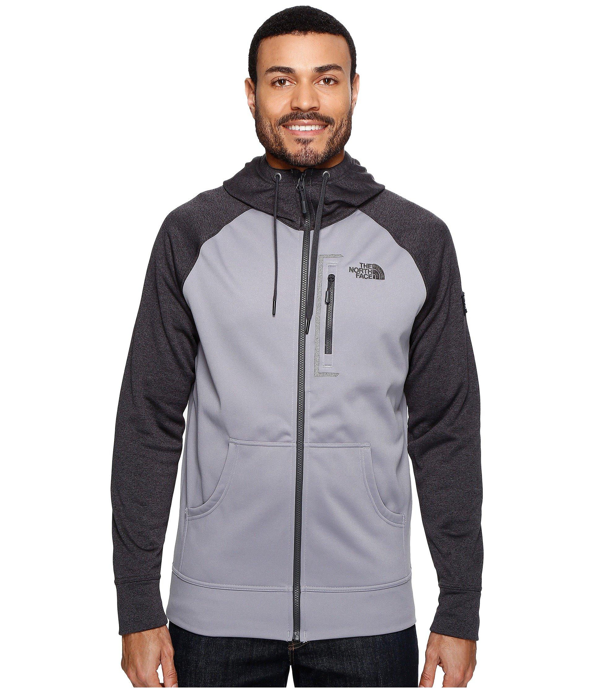 north face dark grey hoodie
