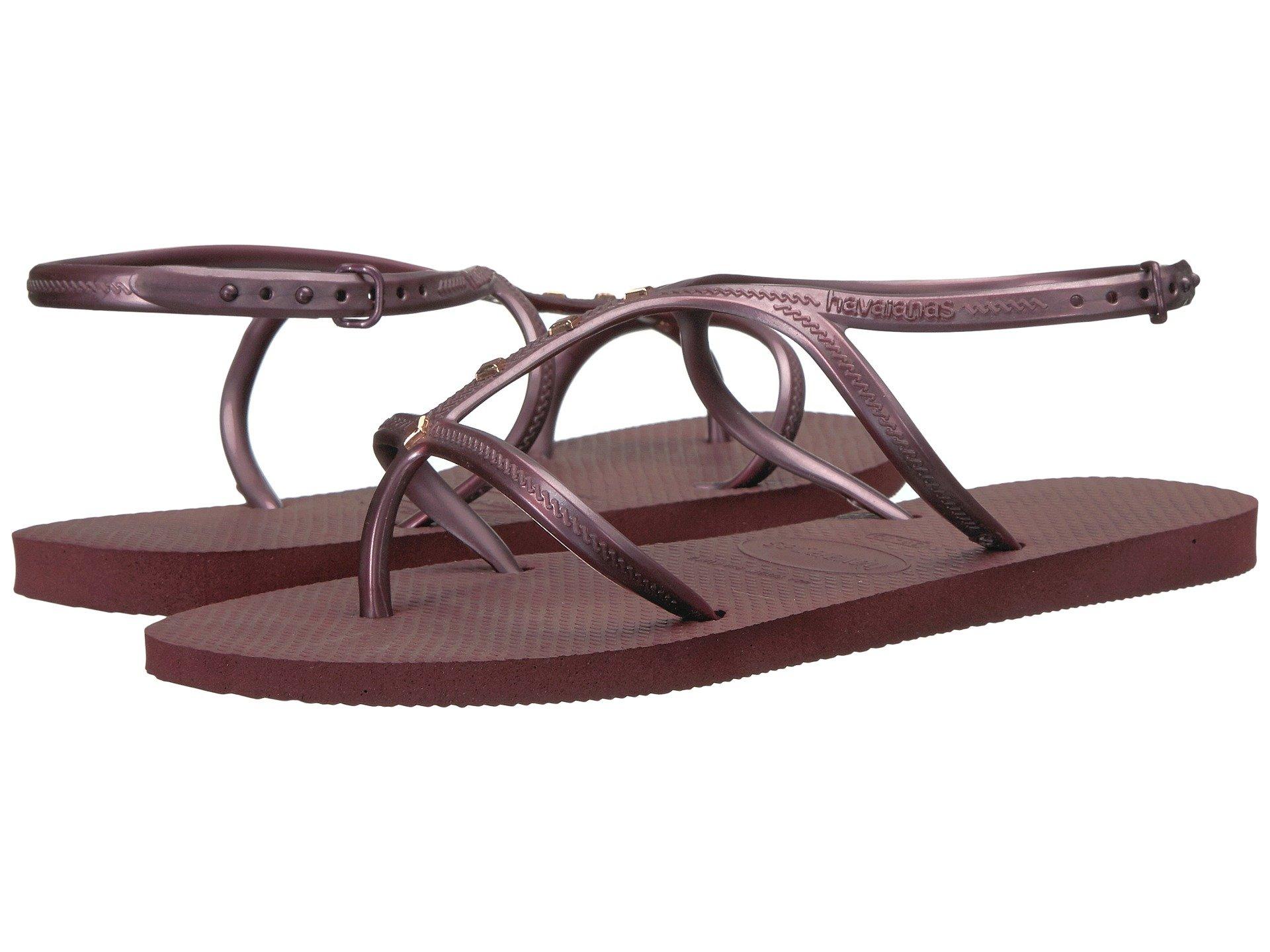 Havaianas Allure Maxi Flip-flops, Grape Wine | ModeSens