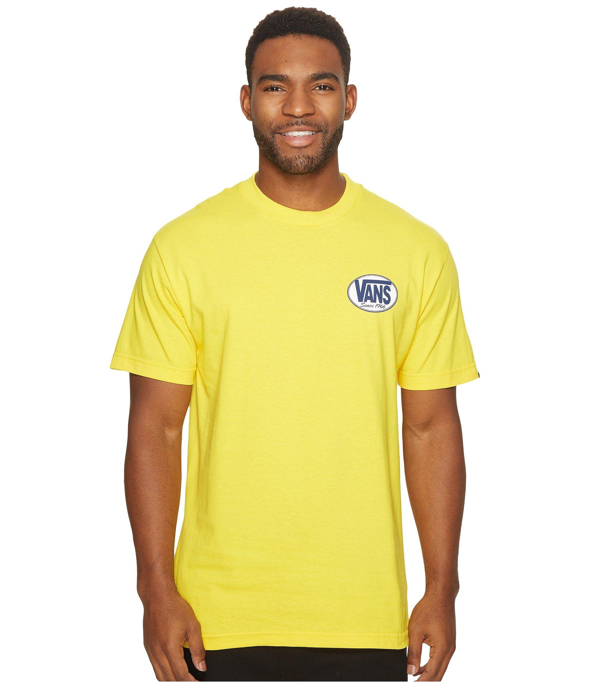 vans yellow tee