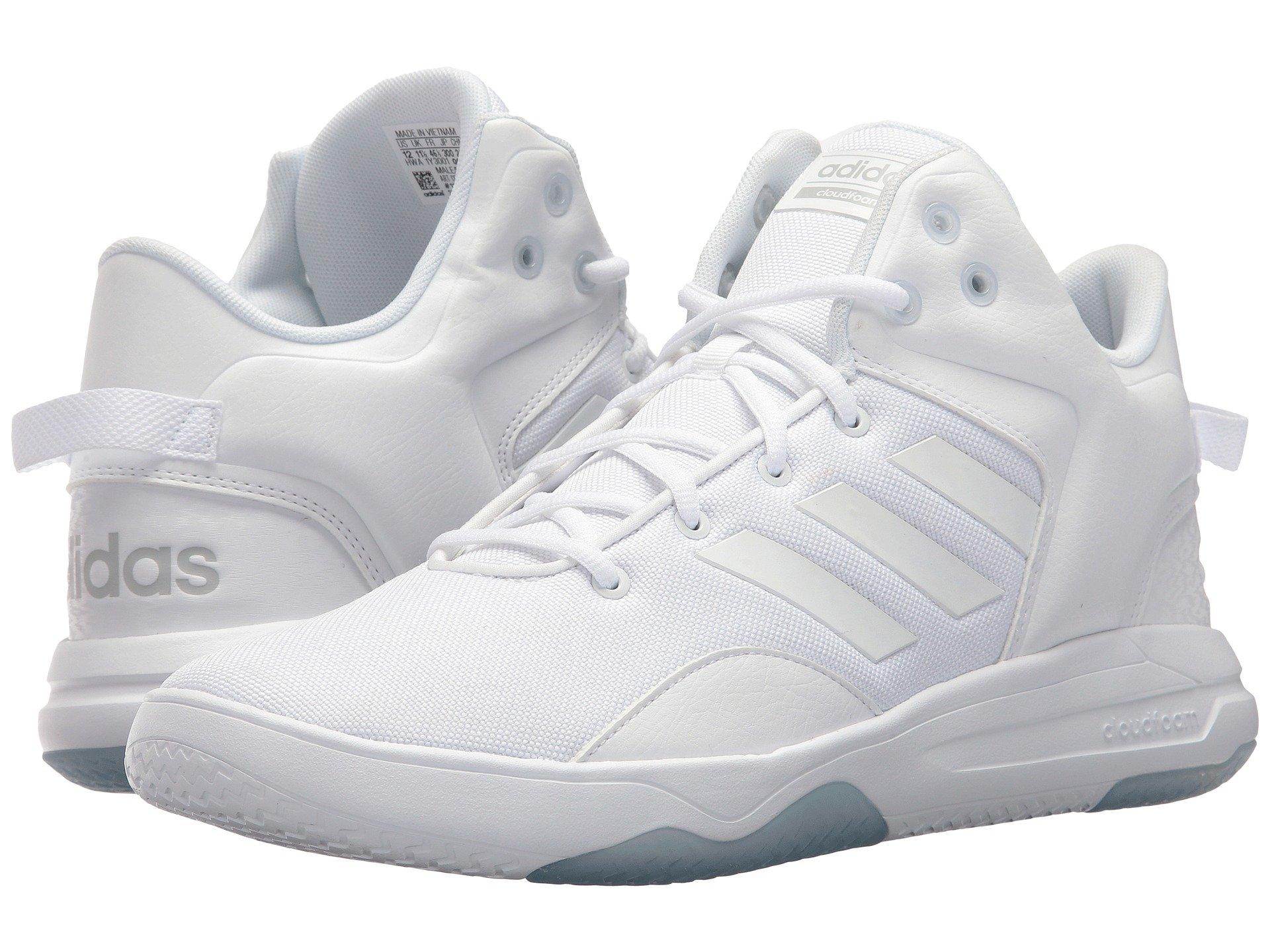 Adidas Originals Cloudfoam Revival Mid In Footwear White/footwear White/grey Two | ModeSens