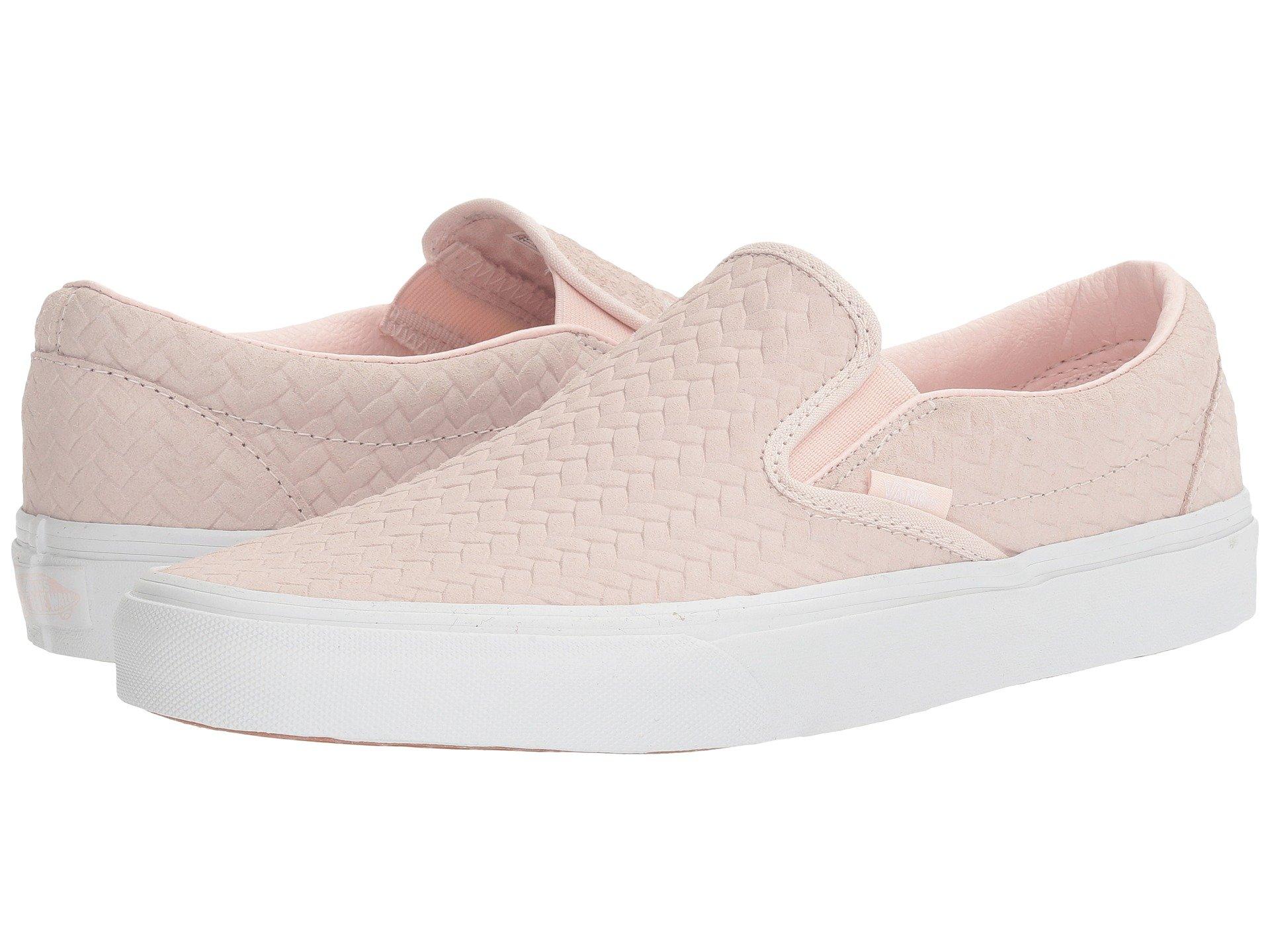 vans rose suede