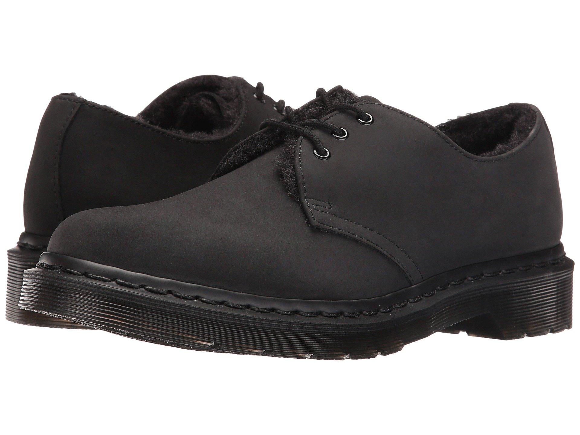 dr martens black cascade split