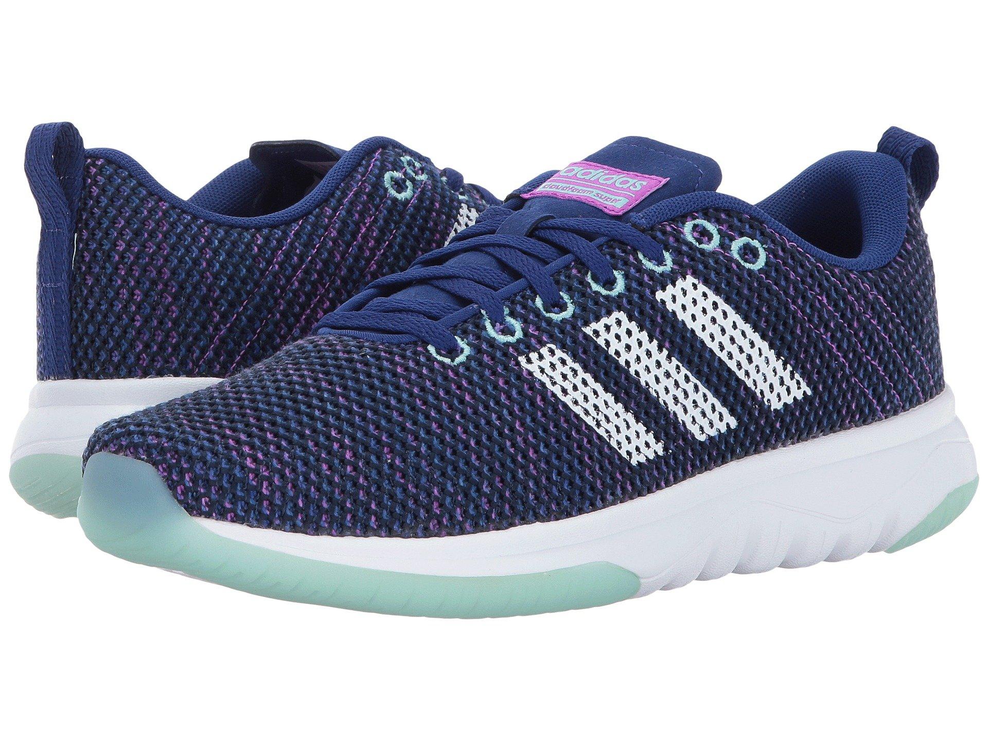 Adidas Originals Cloudfoam Super Flex In Mystery Ink/footwear White/energy Aqua | ModeSens