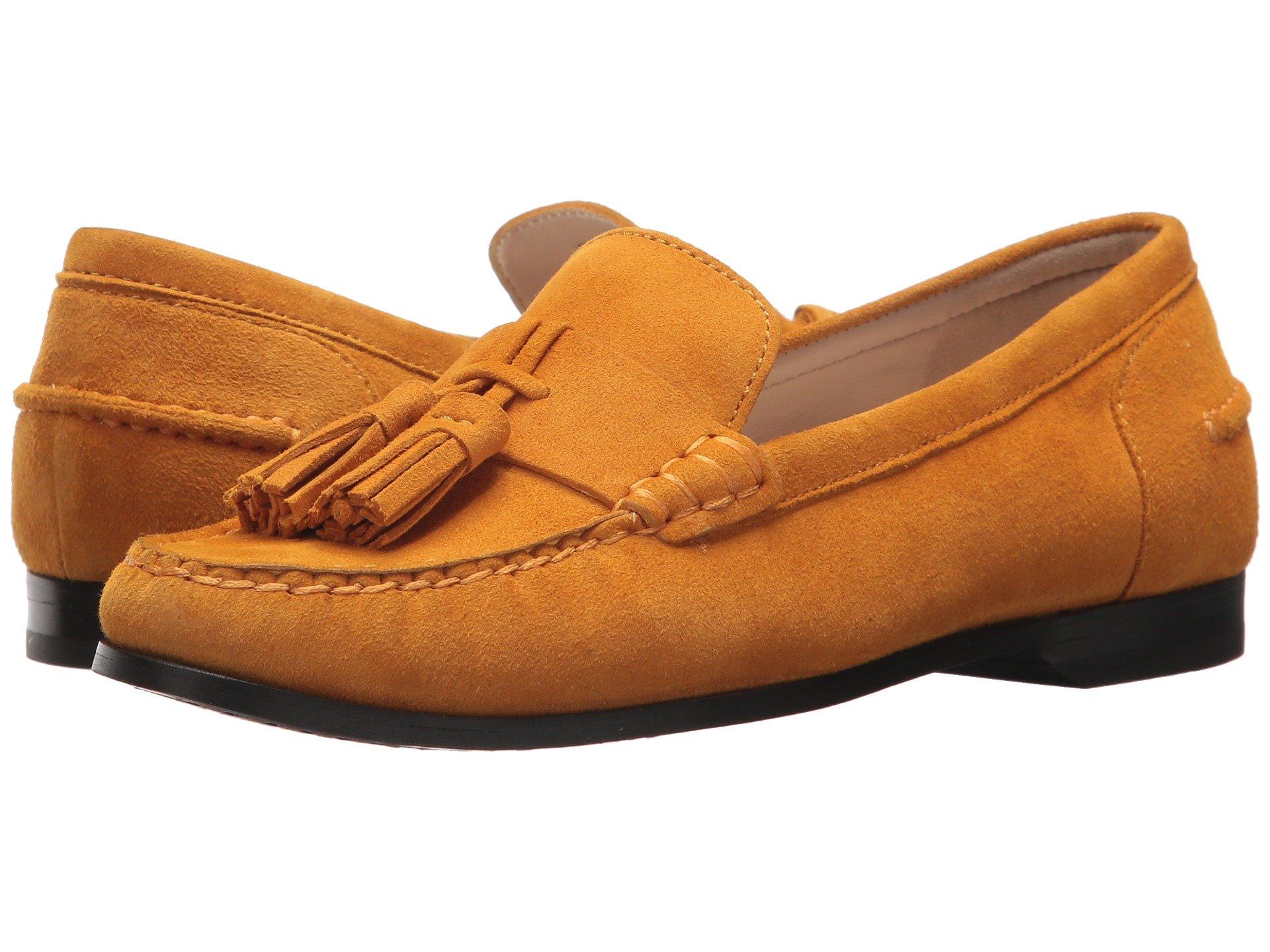 cole haan gold loafers